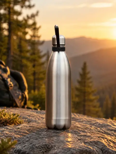 Insulated stainless steel bottle, 1 L: Scene 1