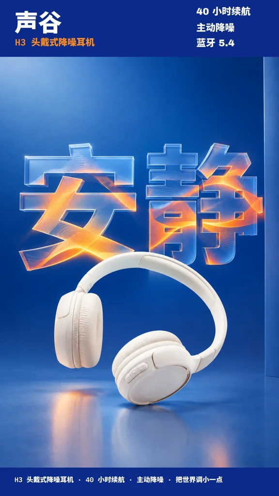 Sample: Flow · Cobalt · 安静 / 声谷